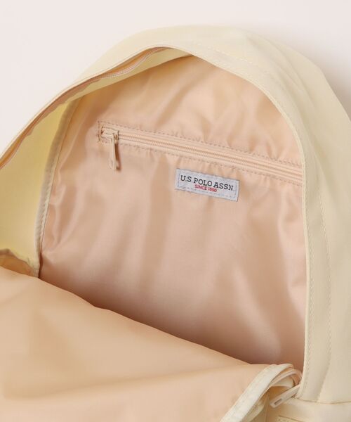 U.S. POLO ASSN.(ユーエスポロアッスン)の「【U.S. POLO ASSN.】ユーエスポロアッスン ラウンドリュック USPA-2741(バックパック/リュック・レディース・ブラック/ブルー/ピンク/イエロー/グレー/ベージュ/オフホワイト/グリーン/ネイビー/レッド・FREE)」の13枚目の写真