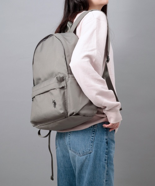 U.S. POLO ASSN.(ユーエスポロアッスン)の「【U.S. POLO ASSN.】ユーエスポロアッスン ラウンドリュック USPA-2741(バックパック/リュック・レディース・ブラック/ブルー/ピンク/イエロー/グレー/ベージュ/オフホワイト/グリーン/ネイビー/レッド・FREE)」の15枚目の写真