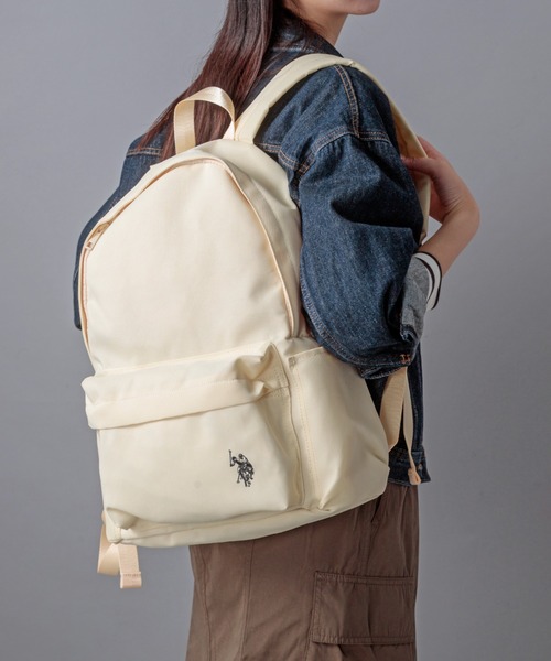 U.S. POLO ASSN.(ユーエスポロアッスン)の「【U.S. POLO ASSN.】ユーエスポロアッスン ラウンドリュック USPA-2741(バックパック/リュック・レディース・ブラック/ブルー/ピンク/イエロー/グレー/ベージュ/オフホワイト/グリーン/ネイビー/レッド・FREE)」の14枚目の写真