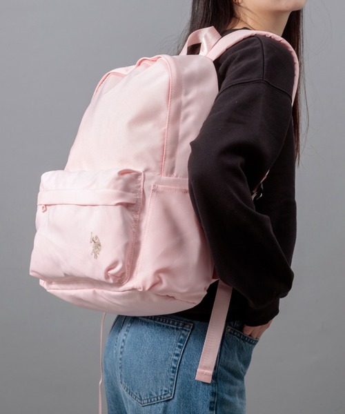 U.S. POLO ASSN.(ユーエスポロアッスン)の「【U.S. POLO ASSN.】ユーエスポロアッスン ラウンドリュック USPA-2741(バックパック/リュック・レディース・ブラック/ブルー/ピンク/イエロー/グレー/ベージュ/オフホワイト/グリーン/ネイビー/レッド・FREE)」の16枚目の写真
