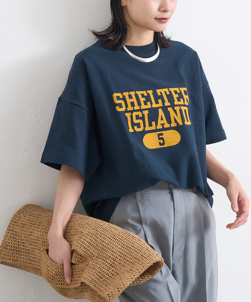 Champion(チャンピオン)の「別注【CHAMPION/チャンピオン】 for JS RW9.4oz T-SHIRT(Tシャツ/カットソー・レディース・チャコールグレー/アイボリー/ネイビー/イエロー/グリーン・MEDIUM)」の21枚目の写真