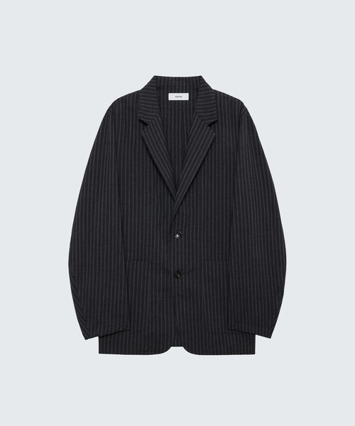 markaware(マーカウェア)の「【marka】2/72ウールトロピカルワッシャー / ストロールアラウンドジャケット / STROLL AROUND JACKET(テーラードジャケット・メンズ・ブラック/グレー・1/2)」の16枚目の写真