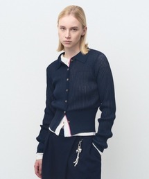 Elor rib knit shirts エロルリブニットシャツ