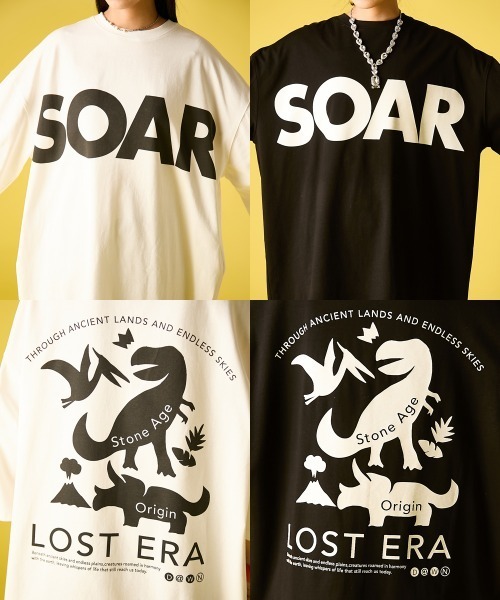 GEVS.(ジェイヴィス)の「綿100%ビッグロゴチュニックTシャツ<大きいサイズ有>GEVS.(Tシャツ/カットソー・レディース・オフホワイト/ブラック・5L~6L/3L~4L/M-LL)」の14枚目の写真