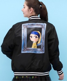 KawaeKayo（カワエカヨ）の「プリントスタジアムジャケット（スタジャン）」