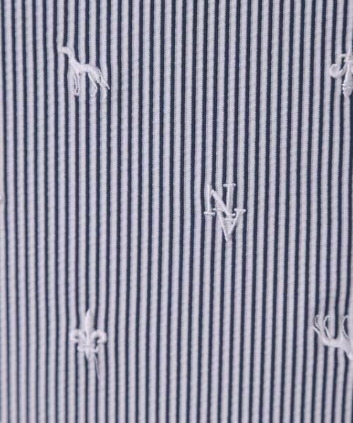 adabat(アダバット)の「【ADABAT NAVY】吸水速乾 サッカーエンブロイダリータイトスカート(スカート・レディース・ネイビー系2/ホワイト系3・40/38/42)」の7枚目の写真