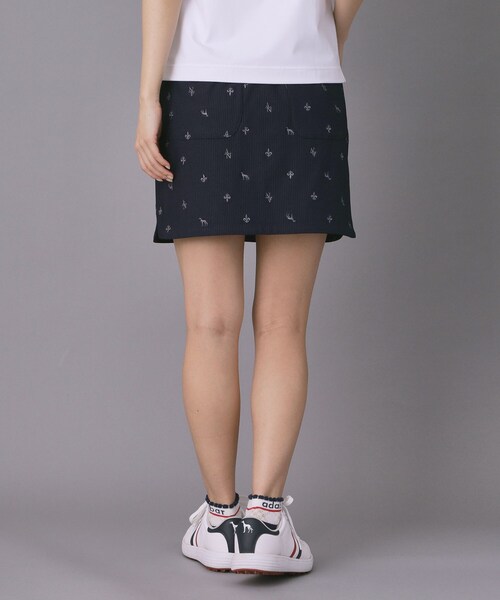 adabat(アダバット)の「【ADABAT NAVY】吸水速乾 サッカーエンブロイダリータイトスカート(スカート・レディース・ネイビー系2/ホワイト系3・40/38/42)」の9枚目の写真