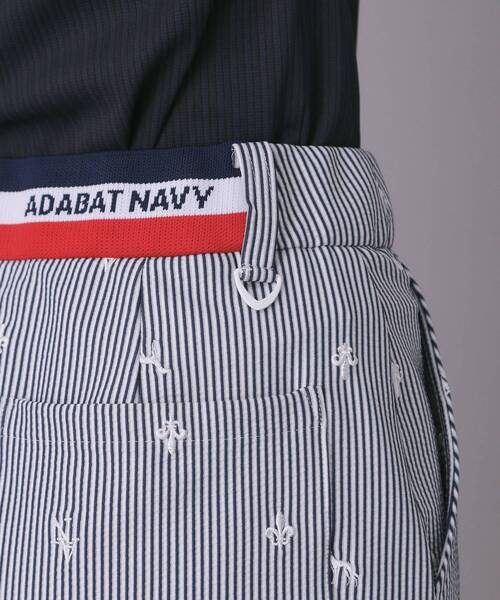adabat(アダバット)の「【ADABAT NAVY】吸水速乾 サッカーエンブロイダリータイトスカート(スカート・レディース・ネイビー系2/ホワイト系3・40/38/42)」の18枚目の写真