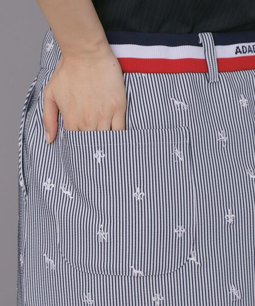 adabat(アダバット)の「【ADABAT NAVY】吸水速乾 サッカーエンブロイダリータイトスカート(スカート・レディース・ネイビー系2/ホワイト系3・40/38/42)」の20枚目の写真