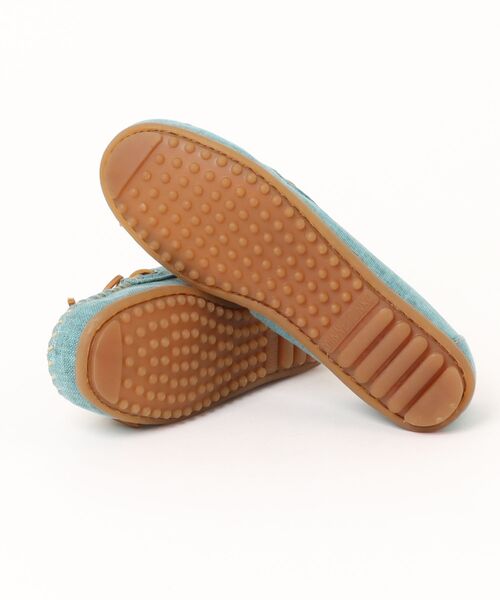 Minnetonka(ミネトンカ)の「【MINNETONKA】モカシン キャンバス モック CANVAS MOC(モカシン/デッキシューズ・レディース・ライトブルー・US5.5/US5)」の5枚目の写真
