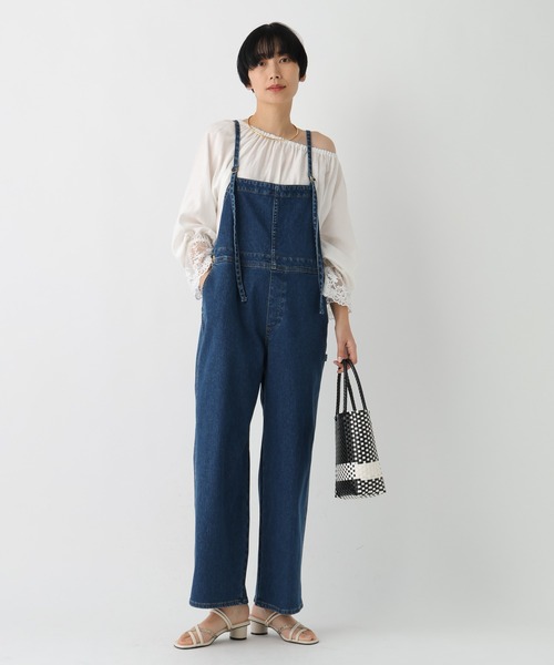 Elura(エルーラ)の「袖レースコンビブラウス/659740(シャツ/ブラウス・レディース・ブラック/ホワイト/ブラウン・FREE)」の5枚目の写真