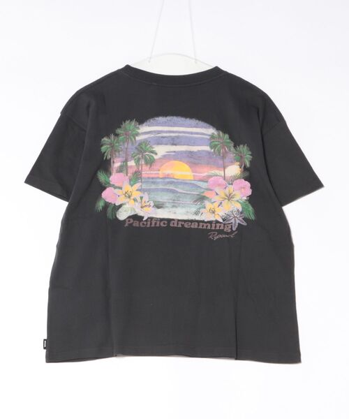rip curl(リップカール)の「RIP CURL/リップカール 半袖 Tシャツ レディース POOLSIDE RELAXED TEE 0M3WTE(Tシャツ/カットソー・レディース・スミクロ/ホワイト・S/XS)」の3枚目の写真