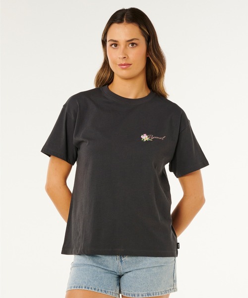 rip curl(リップカール)の「RIP CURL/リップカール 半袖 Tシャツ レディース POOLSIDE RELAXED TEE 0M3WTE(Tシャツ/カットソー・レディース・スミクロ/ホワイト・S/XS)」の11枚目の写真