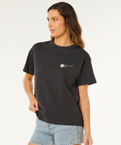 rip curl(リップカール)の「RIP CURL/リップカール 半袖 Tシャツ レディース POOLSIDE RELAXED TEE 0M3WTE(Tシャツ/カットソー・レディース・スミクロ/ホワイト・S/XS)」の13枚目の写真