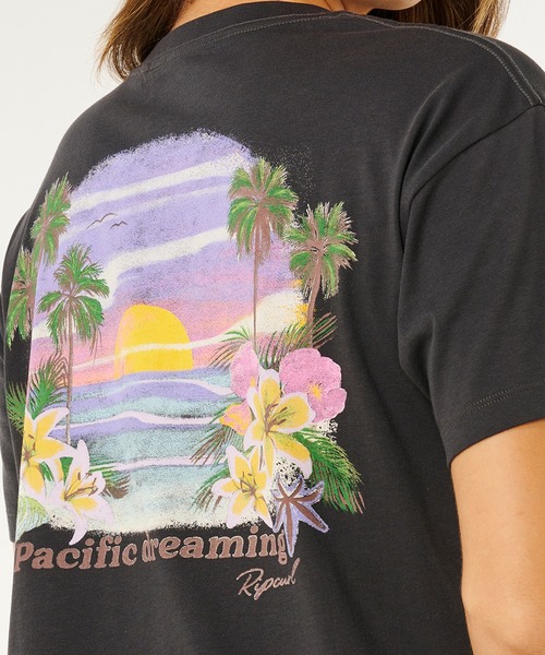 rip curl(リップカール)の「RIP CURL/リップカール 半袖 Tシャツ レディース POOLSIDE RELAXED TEE 0M3WTE(Tシャツ/カットソー・レディース・スミクロ/ホワイト・S/XS)」の15枚目の写真