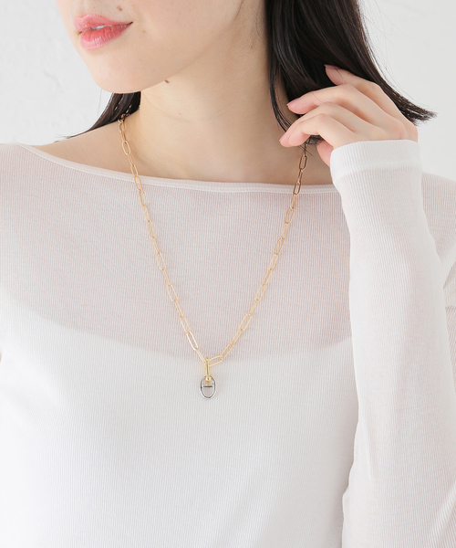 IENA（イエナ）の「EO/イオ TOP PC CHAIN LONG NECKLACE ネックレス BO25SS-05（ネックレス・レディース・ゴールド・FREE）」の7枚目の写真