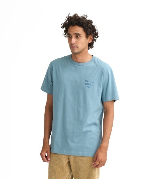 BILLABONG(ビラボン)の「ビラボン BILLABONG アウトドアカジュアル 半袖Tシャツ SQUARE(Tシャツ/カットソー・メンズ・サックスブルー/ブラック/ホワイト・S/M/L/LL)」の1枚目の写真