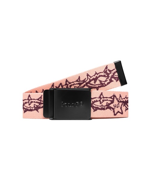 HUF（ハフ）の「FANTASIES WEB BELT（ベルト・メンズ・ピンク系その他/ブラック・O/S）」の2枚目の写真