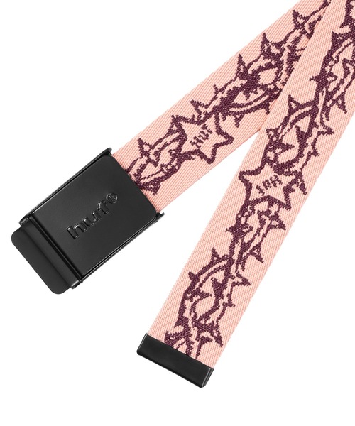 HUF（ハフ）の「FANTASIES WEB BELT（ベルト・メンズ・ピンク系その他/ブラック・O/S）」の6枚目の写真