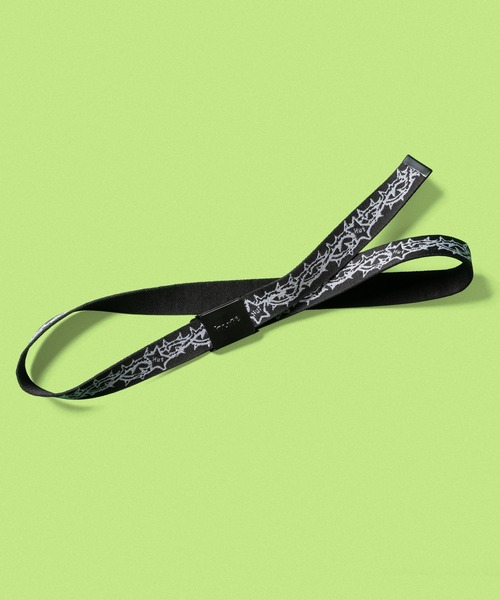 HUF（ハフ）の「FANTASIES WEB BELT（ベルト・メンズ・ピンク系その他/ブラック・O/S）」の3枚目の写真