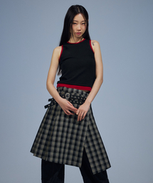 VETEZE（ベテゼ）の「Karv Buckle Wrap Skirt (Black)（スカート）」