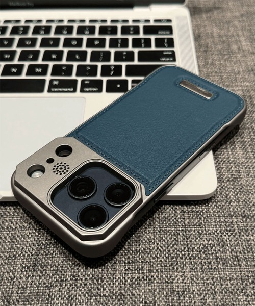 セール】ユニセックス レザーライク バイカラーiPhoneケース iPhone