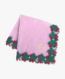 ANNA SUI（アナスイ）の「ラウンドレースタオル（ローズ柄）（ハンカチ/ハンドタオル）」