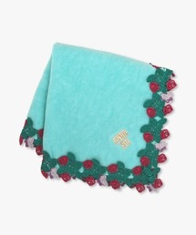 ANNA SUI（アナスイ）の「ラウンドレースタオル（ローズ柄）（ハンカチ/ハンドタオル）」