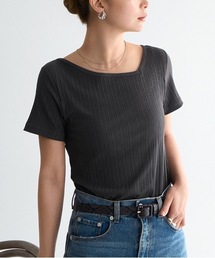 セール】Uneck Peplum Tops（Tシャツ/カットソー）｜anuke（アンヌーク
