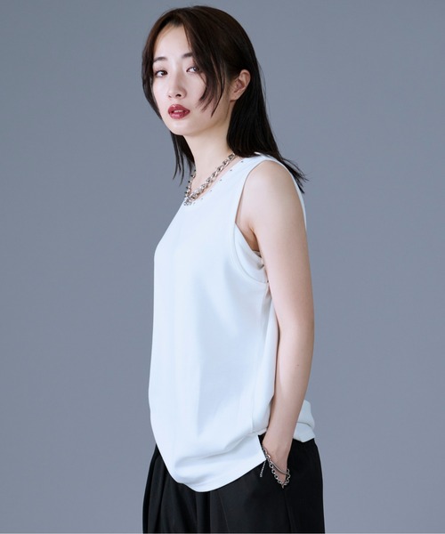Ellno Loset(エルノロゼット)の「【機能性付き】スタッズタンクトップ(タンクトップ・メンズ・オフホワイト/ブラック/ブルー・SMALL/MEDIUM/LARGE)」の8枚目の写真