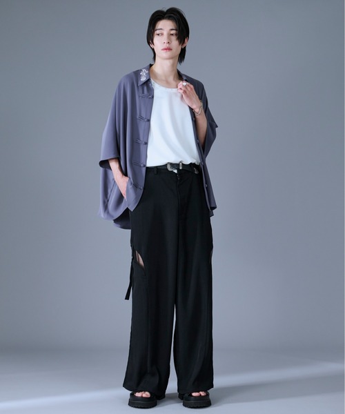 Ellno Loset(エルノロゼット)の「【機能性付き】スタッズタンクトップ(タンクトップ・メンズ・オフホワイト/ブラック/ブルー・SMALL/MEDIUM/LARGE)」の20枚目の写真