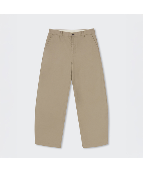 MUSINSA STANDARD(ムシンサスタンダード)の「ソリッドCPカーブドチノパンツ(4色)(その他パンツ・レディース・クリーム/ネイビー/ベージュ/ブラック・33/31/30/26/27/28/29/38/40/42/32/36/34)」の1枚目の写真