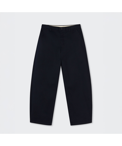 MUSINSA STANDARD(ムシンサスタンダード)の「ソリッドCPカーブドチノパンツ(4色)(その他パンツ・レディース・クリーム/ネイビー/ベージュ/ブラック・33/31/30/26/27/28/29/38/40/42/32/36/34)」の4枚目の写真