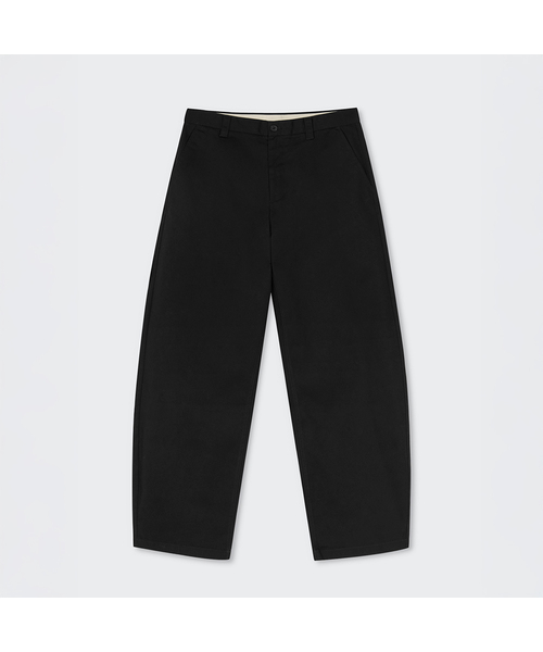 MUSINSA STANDARD(ムシンサスタンダード)の「ソリッドCPカーブドチノパンツ(4色)(その他パンツ・レディース・クリーム/ネイビー/ベージュ/ブラック・33/31/30/26/27/28/29/38/40/42/32/36/34)」の2枚目の写真