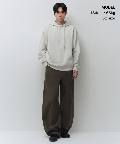 MUSINSA STANDARD（ムシンサスタンダード）の「ソリッドCPカーブドチノパンツ（7色）（その他パンツ・メンズ・クリーム/ネイビー/ベージュ/ブラック/ブラウン/グレー/オリーブ・33/31/30/26/27/28/29/38/40/42/32/36/34）」の17枚目の写真
