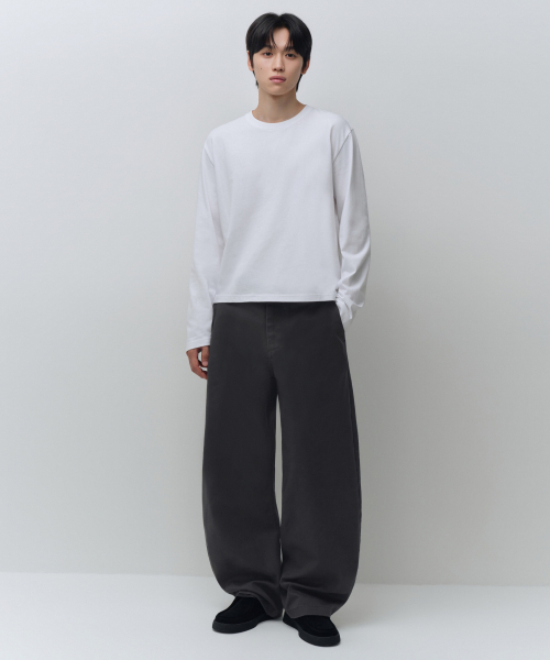 MUSINSA STANDARD（ムシンサスタンダード）の「ソリッドCPカーブドチノパンツ（7色）（その他パンツ・メンズ・クリーム/ネイビー/ベージュ/ブラック/ブラウン/グレー/オリーブ・33/31/30/26/27/28/29/38/40/42/32/36/34）」の18枚目の写真