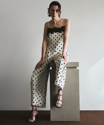 MAISON SPECIAL | 【2026SUMMER PRE-ORDER】Lace Dot Jumpsuit/レースドッドジャンプスーツ(つなぎ/オールインワン)