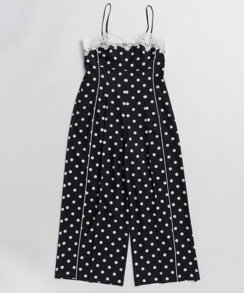 MAISON SPECIAL(メゾンスペシャル)の「【2026SUMMER PRE-ORDER】Lace Dot Jumpsuit/レースドッドジャンプスーツ(つなぎ/オールインワン・レディース・ホワイト/ブラック・36/38)」の18枚目の写真