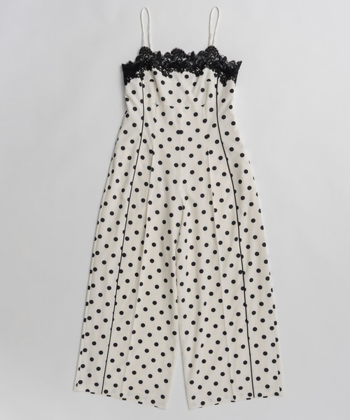 MAISON SPECIAL(メゾンスペシャル)の「【2026SUMMER PRE-ORDER】Lace Dot Jumpsuit/レースドッドジャンプスーツ(つなぎ/オールインワン・レディース・ホワイト/ブラック・36/38)」の17枚目の写真