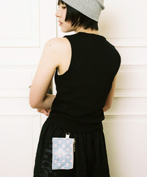 WEBHOUSE（ウェブハウス）の「ツイスタースター デニム財布 - ライトブルー/ピンク（札入れ/マネークリップ）」