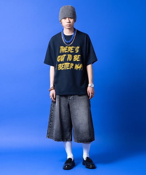 ankoROCK｜アンコロックのTシャツ/カットソー（ブルー・ネイビー/青色