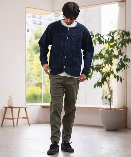 CAMBIO(カンビオ)の「mp14939- ダンボール裾裏リブジョガーパンツ(HLCM0258)(その他パンツ・メンズ・ブラック/カーキ・S/M/L)」の14枚目の写真