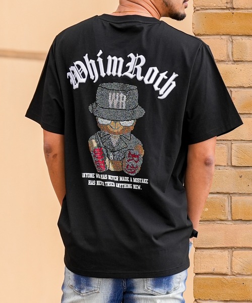 adamsJUGGLER(アダムスジャグラー)の「W/R R.Sベアーティー(Tシャツ/カットソー・メンズ・ブラック/ホワイト・XL/L/M/S)」の19枚目の写真