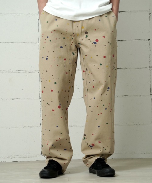 Cookman クックマン カーペンターズ Carpenter's Pants 11oz Washed duck canvas Sauce Splash