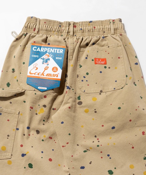 COOKMAN(クックマン)の「Cookman クックマン カーペンターズ Carpenter's Pants 11oz Washed duck canvas Sauce Splash(その他パンツ・メンズ・ベージュ・MEDIUM/LARGE)」の7枚目の写真