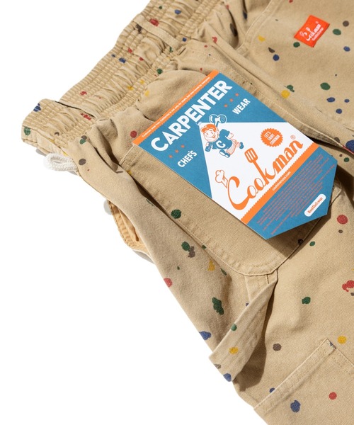 COOKMAN(クックマン)の「Cookman クックマン カーペンターズ Carpenter's Pants 11oz Washed duck canvas Sauce Splash(その他パンツ・メンズ・ベージュ・MEDIUM/LARGE)」の4枚目の写真