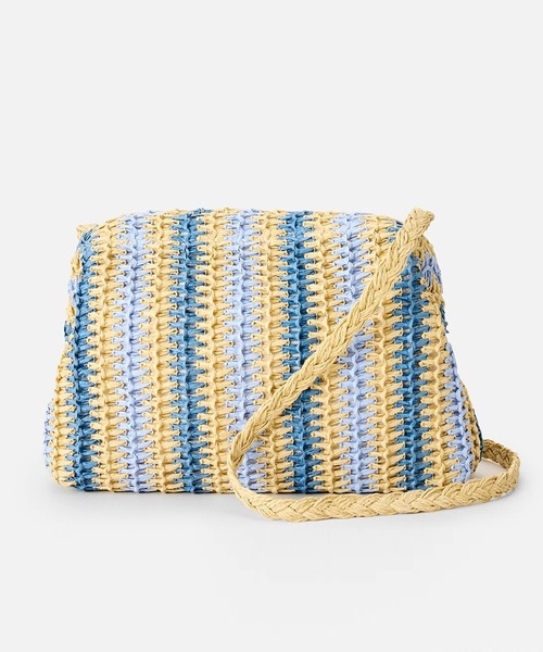 rip curl(リップカール)の「RIP CURL/リップカール ショルダーバッグ 2L 編み柄 マルチカラー 03EWUT(ショルダーバッグ・レディース・ブルー・FREE)」の5枚目の写真