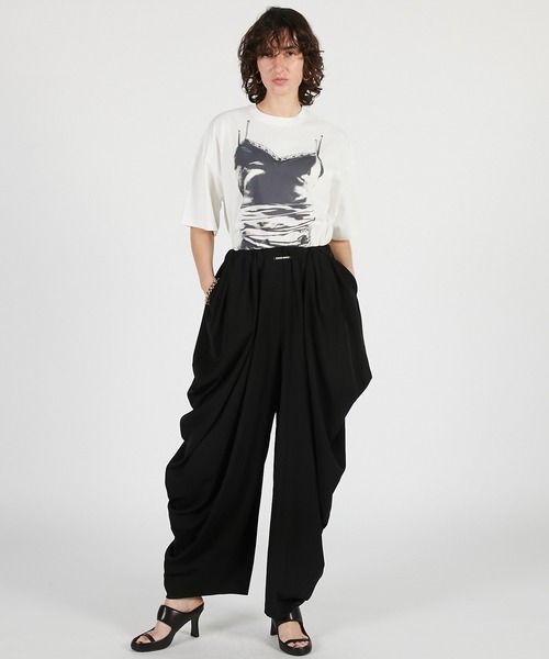 PRANK PROJECT（プランクプロジェクト）の「ドレープイージーパンツ / Drape Easy Pants（その他パンツ・レディース・ネイビー/ブラック・36/38）」の11枚目の写真
