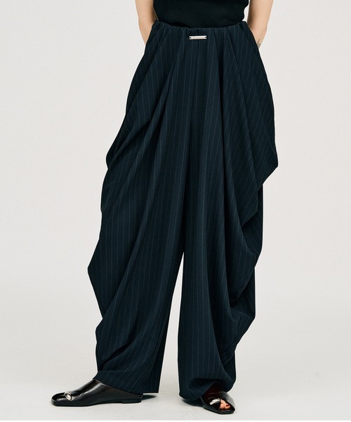 PRANK PROJECT（プランクプロジェクト）の「ドレープイージーパンツ / Drape Easy Pants（その他パンツ・レディース・ネイビー/ブラック・36/38）」の14枚目の写真