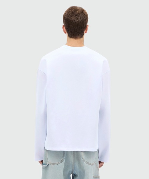 MSGM(エムエスジーエム)の「Bike Life Cats グラフィック L/S Tシャツ(Tシャツ/カットソー・メンズ・ホワイト・XL/L/M/S)」の4枚目の写真